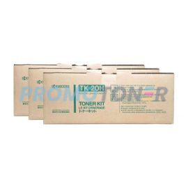 Kyocera Mita FS-1700 TK-20H Toner Black Pack Of 3