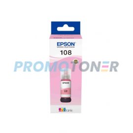 EPSON 108 C13T09C64A LIGHT MAGENTA INK - 7200 PAGES FOR ECOTANK L18050