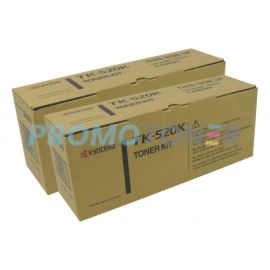 Kyocera Mita TK-520 Toner Black Pack Of 2