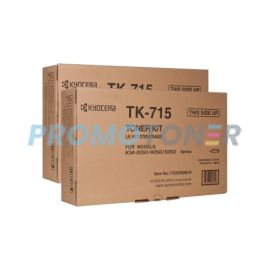 Kyocera Mita TK-715 Toner Cartridge Black Pack Of 2