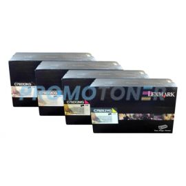 Lexmark X792de Toner CMYK Extra High Yield Pack of 4