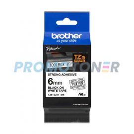 BROTHER TZE-S211 SCHWARZ AUF WEIß BANDKASSETTE FÜR GL-100