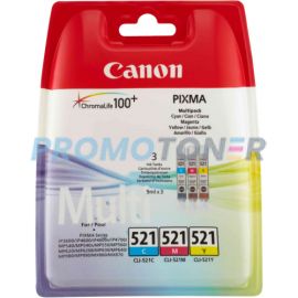 CANON CLI-521 2934B011 CMY TINTE - 1413 SEITEN FÜR PIXMA MP540