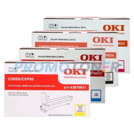 Oki C5850 C5950 Image Drum CMYK Pack of 4