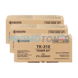 Kyocera Mita TK-310 Toner Black Pack Of 3