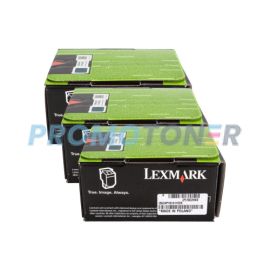 Lexmark 702HKE Corp Toner Black 4K 3 Pack