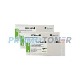 Lexmark MS510 Remanufactured Toner Ctg Black 20K Pack Of 3