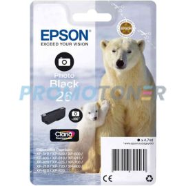 EPSON 26 C13T26114020 PHOTO BLACK TINTE - 200 FOTOS FÜR EXPRESSION PREMIUM XP-520