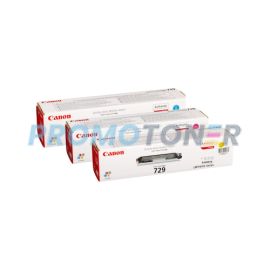 Canon CRG-729 Toner CMY Pack of 3