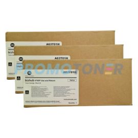 Konica Minolta TNP-34 Rp Toner Cartridge Black Pack Of 3