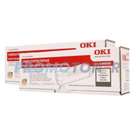 Oki C5850/C5950 Toner Black 2 Pack