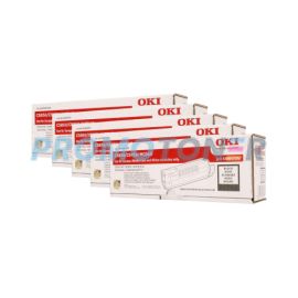 Oki C5850/C5950 Toner Black 5 Pack