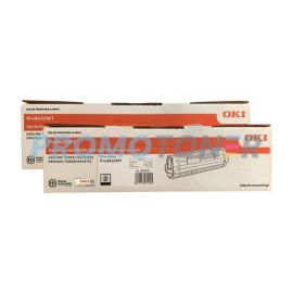 Okidata PRO8432WT Toner Cartridge Black Pack Of 2