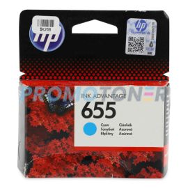 HP 655 CZ110AE CYAN INK - 600 PAGES FOR DESKJET INK ADVANTAGE 3525