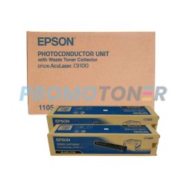 Epson 0198 Toner and 1105 Photoconductor Unit Black Pack of 3