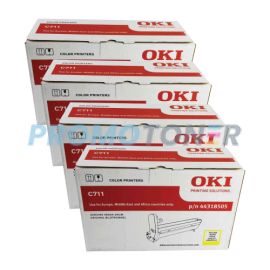 Okidata C711 Image Drum CMYK Pack of 4