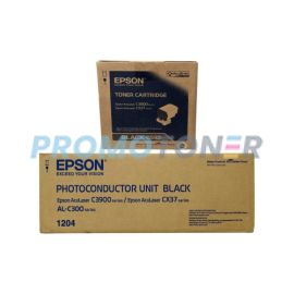 Epson 0593 Toner Cartridge and 1204 Photoconductor Unit Black Pack of 2