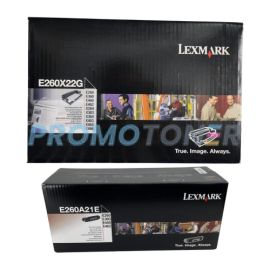 Lexmark E360 Toner and Photoconductor Black Pack of 2