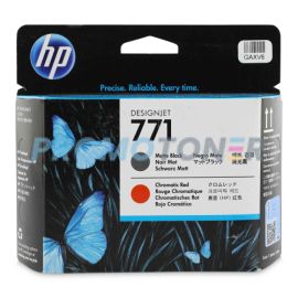 HP 771 CE017A MATT-SCHWARZ UND ROT TINTE FÜR DESIGNJET Z6200 42-IN PHOTO