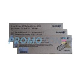 Xerox Phaser 6500 Toner Black 3 Pack