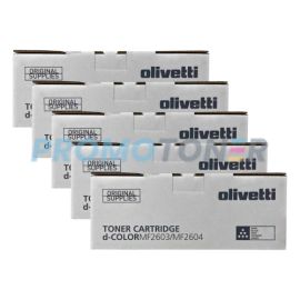 Olivetti D-color MF2603/MF2604 Toner Black Pack Of 5