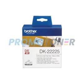 BROTHER DK-22225 BLACK ON WHITE P-TOUCH TAPE FOR QL-500