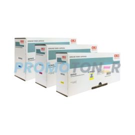 Okidata ES7412 Toner CMY Pack of 3