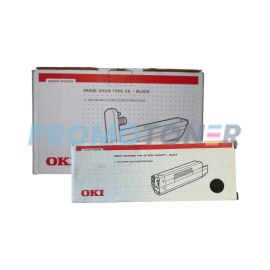 Okidata Type C6 Toner and Type C6 Drum Black Pack of 2