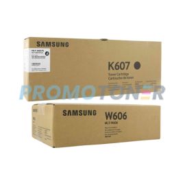 Samsung K607 Toner Black and Waste Toner Container Pack of 2