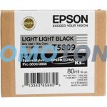 EPSON T5809 T580 T580900 NOIR CLAIR CLAIR ENCRE - 245 PAGES POUR STYLUS PRO 3800