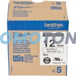 BROTHER HGE-631V5 NOIR SUR JAUNE BANDE P-TOUCH POUR PT-9700PC