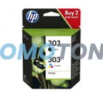HP 303 3YM92AE NOIR/COULEUR ENCRE - 200 PAGE EN NOIR ET BLANC POUR ENVY INSPIRE 7221E