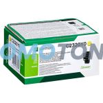 LEXMARK C2320Y0 JAUNE TONER - 1000 PAGES POUR C2425DW