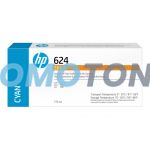 HP 624 2LL54A CYAN ENCRE POUR STITCH S300 64-IN