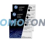 HP 51X Dualpack Toner Black 3 Pack