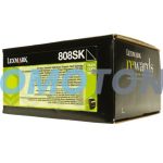 LEXMARK 808SK 80C8SK0 NOIR TONER - 2500 PAGES POUR CX-310DN MFP