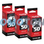 Lexmark 50 Ink Cartridge Black Pack Of 3