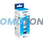 EPSON 108 C13T09C24A CYAN ENCRE - 7200 PAGES POUR ECOTANK L18050