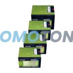 Lexmark 802XE Corp Toner CMYK Pack of 4