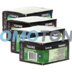 Lexmark 702H-E Corp Toner Cartridge CMYK Pack of 4 High Yield