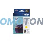 BROTHER LC-123 LC-123Y JAUNE ENCRE - 600 PAGES POUR DCP-J132W