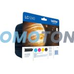 BROTHER LC-1240 LC-1240VALBPDR NOIR/COULEUR ENCRE - 600 PAGE EN NOIR ET BLANC POUR DCP-J725DW