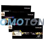 Lexmark C780 Toner CMYK High Yield Pack of 4