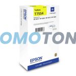 EPSON T7554 C13T755440 JAUNE ENCRE - 4000 PAGES POUR WF-8090DW