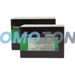 Lexmark 702X Toner Black 2 Pack
