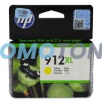 HP 912XL 3YL83AE JAUNE ENCRE - 825 PAGES POUR OFFICEJET 8010E