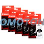 Canon BX-3 Ink Black Pack Of 5