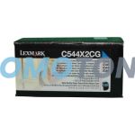 LEXMARK C544X2CG CYAN TONER - 4000 PAGES POUR C-544N