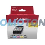 CANON PGI-580 CLI-581 2078C008 CMYK ENCRE - 1705 PAGE EN NOIR ET BLANC POUR PIXMA TR7550