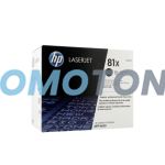 HP 81X CF281X NOIR TONER - 25000 PAGE EN NOIR ET BLANC POUR LASERJET ENTERPRISE FLOW MFP M630Z